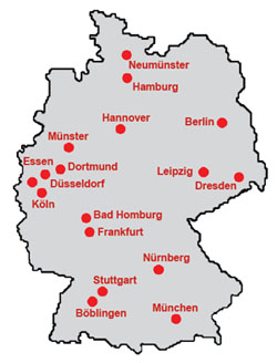 Fast Lane Standorte in Deutschland
