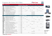 Programa de Cursos 2012